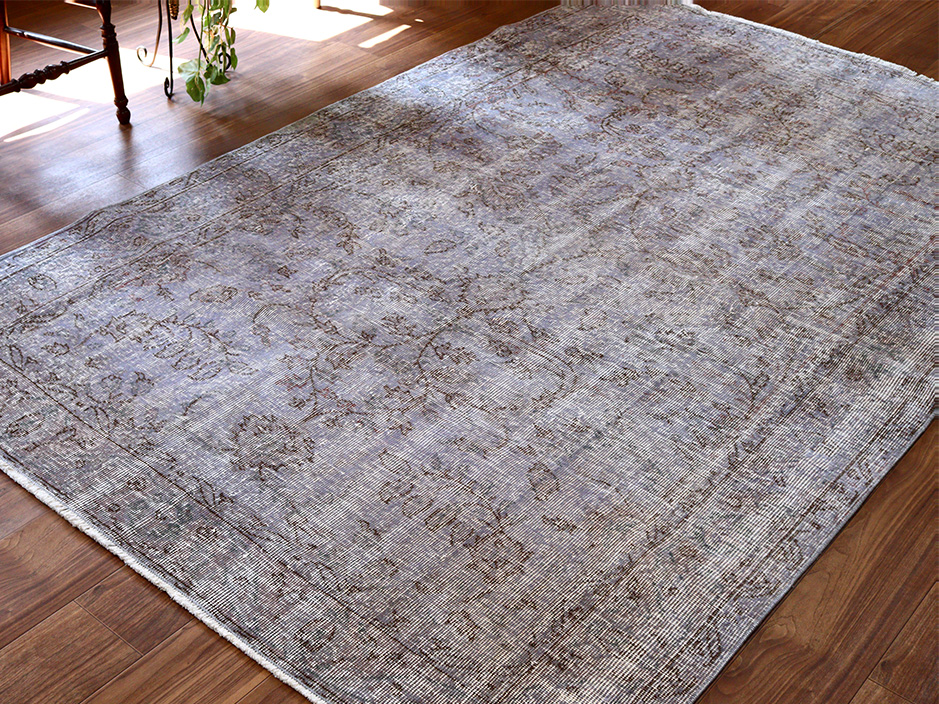 Orverdyed vintage rug